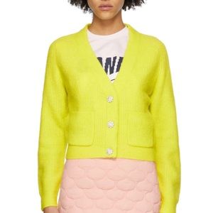GANNI Wool Cardigan